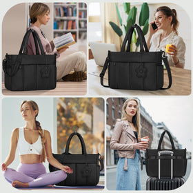 RAINSMORE laptop tote lightweight-material design reduces fatigue for daily use.