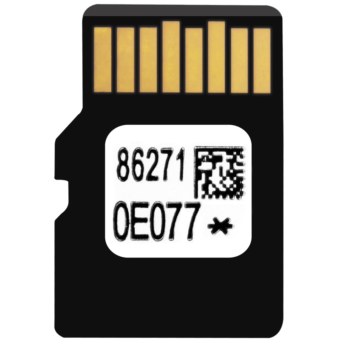Rakiyada 2025 navigation SD card installed in Toyota Highlander for updated USA/Canada maps.