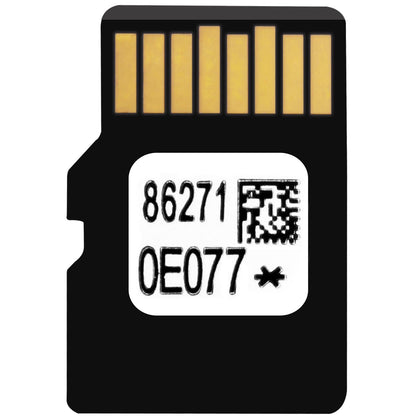 Rakiyada 2025 navigation SD card installed in Toyota Highlander for updated USA/Canada maps.