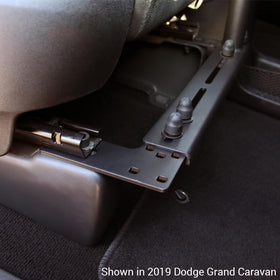 RAM MOUNTS tough tray close up highlights durable laptop surface.