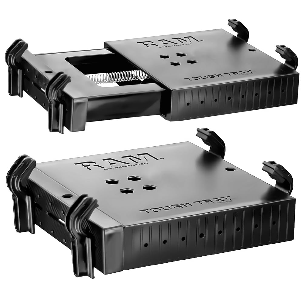 RAM MOUNTS Tough-Tray four side arms with rubber grip for secure holds.