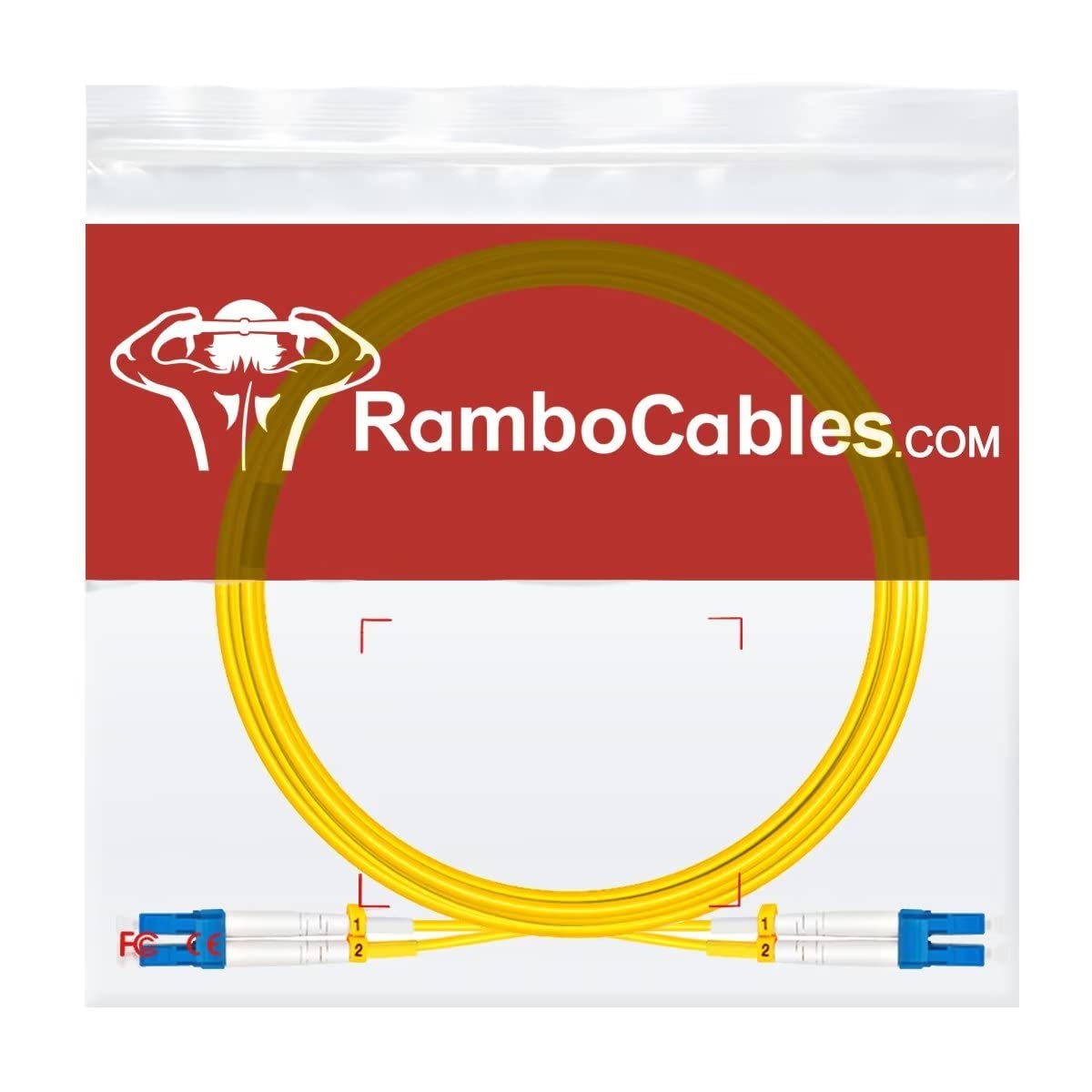 RamboCables datacenter-grade OS2 patch cable for scalable network deployments