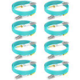 RamboCables OM4 LC-to-LC duplex patch cable, 10m, ideal for high-density data centers