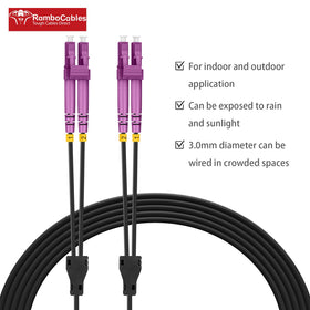 RamboCables closeup of spiral stainless steel armor protecting cable from damage