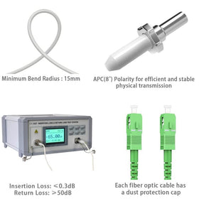 RamboCables cable beside tape measure illustrating 75m length and scale benefit