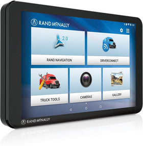 Rand McNally TND Tablet 85 on an 8-inch display for clear truck navigation.