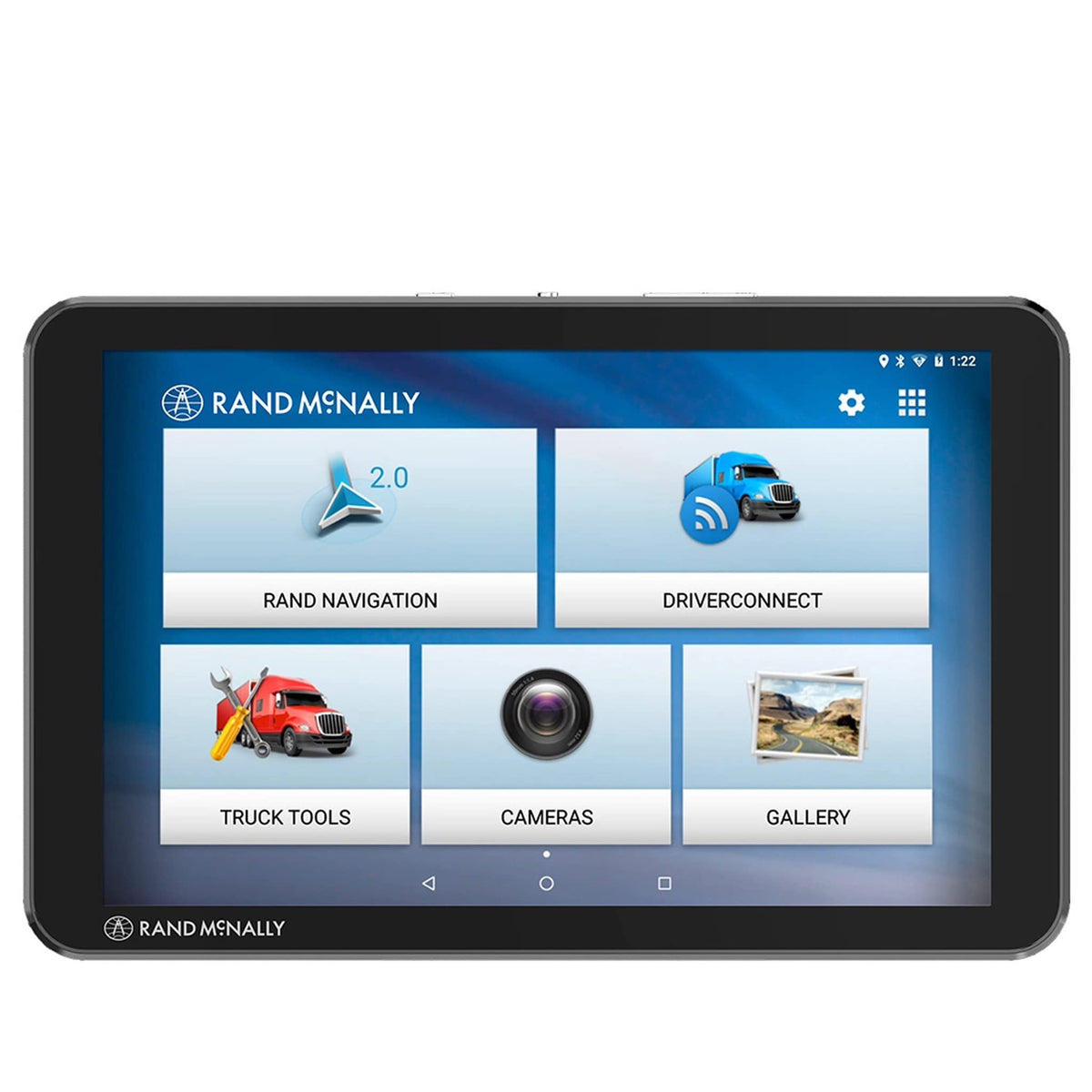 Rand McNally TND Tablet 85 dash cam captures journeys for safety and accountability.