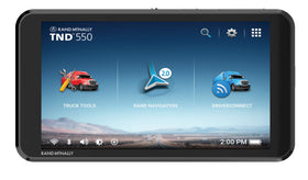 Rand McNally TND550 real-time traffic map for smarter routing and ETA estimation