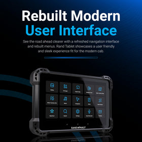 Rand McNally RandTab8 customizable truck routes reduce detours.