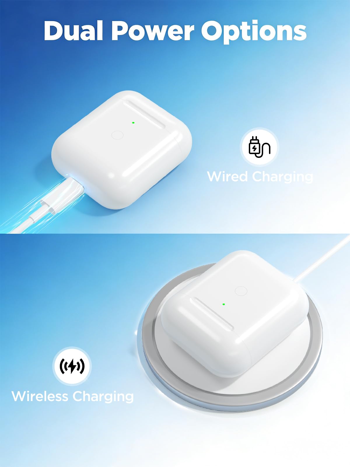 Rantuns AirPods replacement case featuring L-Port charging