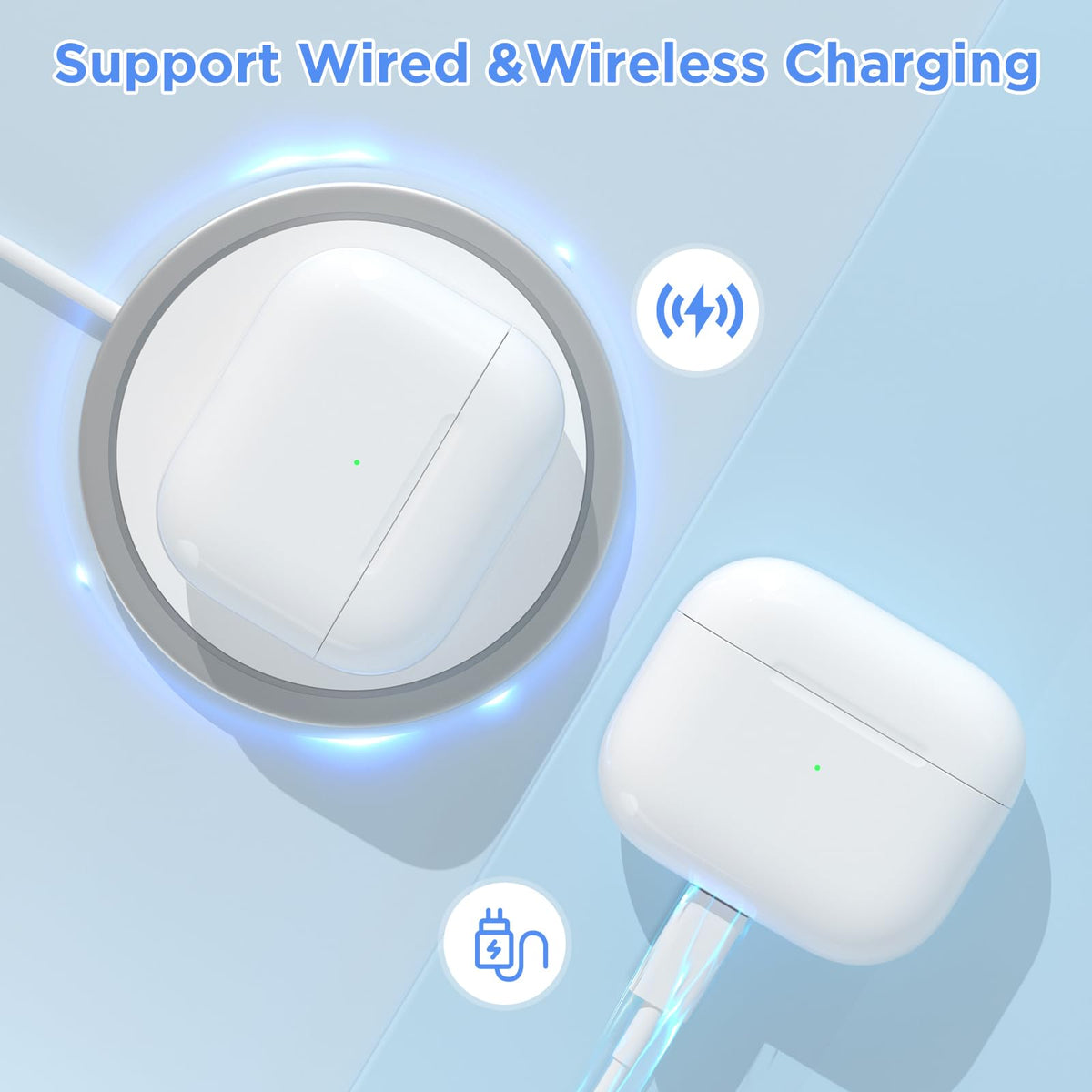 Rantuns AirPods 3 replacement case supports wireless charging on the go