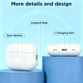 Rantuns close-up of lightning port demonstrating convenient wired charging