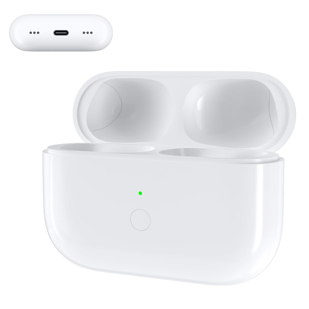Rantuns replacement AirPods Pro case with Type-C port for reliable backup charging.