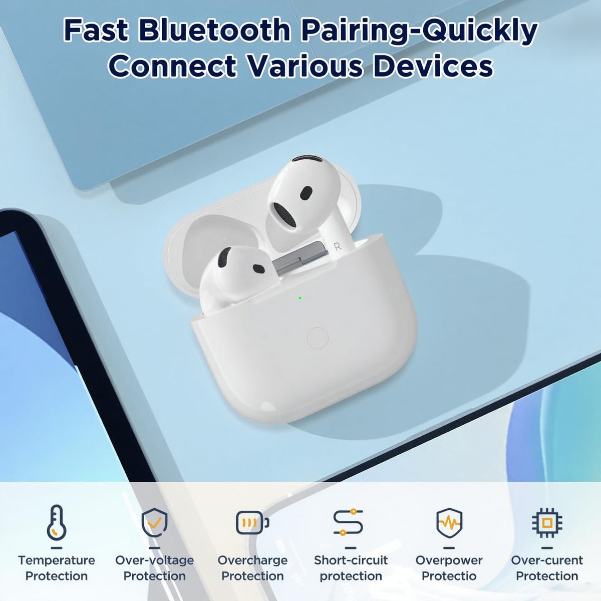 Rantuns AirPods 4th gen case designed for pocket-size daily use.