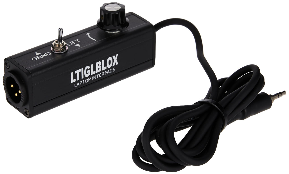 Rapco Horizon LTIGLBLOX laptop interface showing input options for versatile routing.