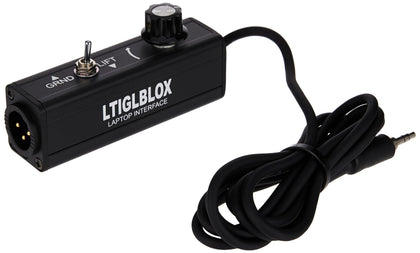 Rapco Horizon LTIGLBLOX laptop interface showing input options for versatile routing.