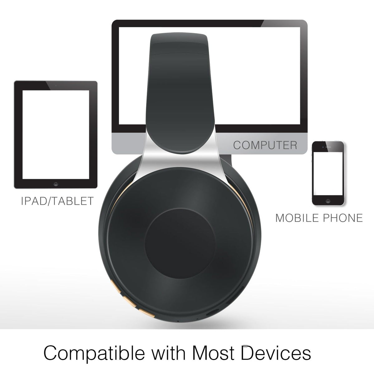 RAT TAIL comfortable earcups designed for extended listening sessions