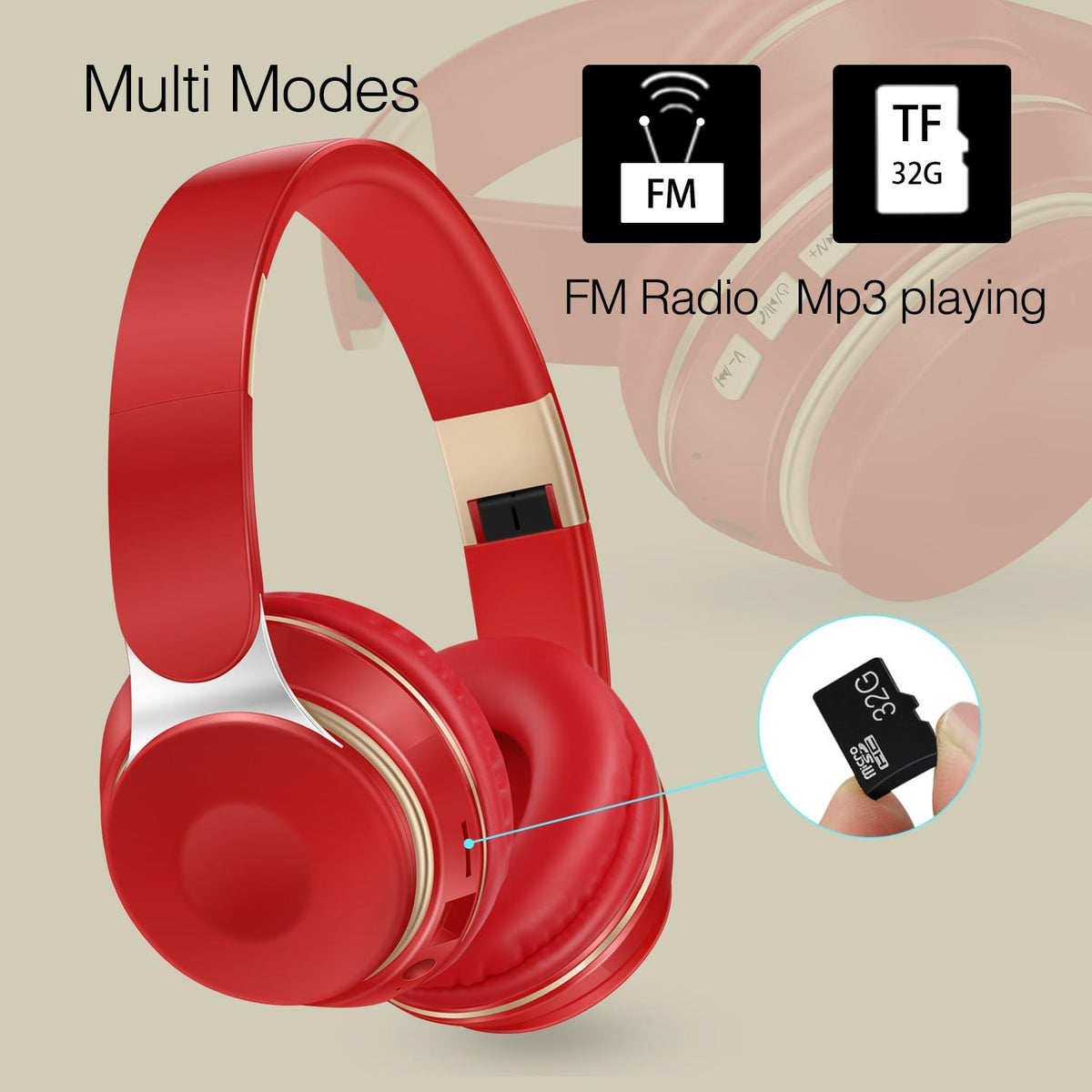 RAT TAIL headset folds compactly for travel and daily carry.