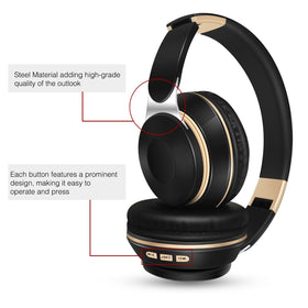 RAT TAIL headset with soft earmuffs for extended listening comfort