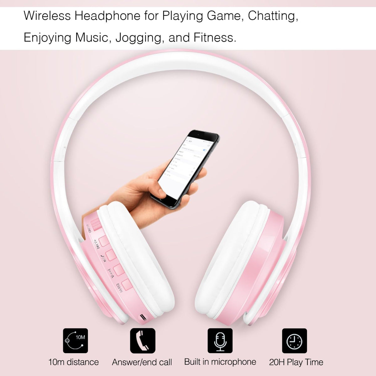 RAT TAIL folded headphones illustrating compact foldable design for easy packing