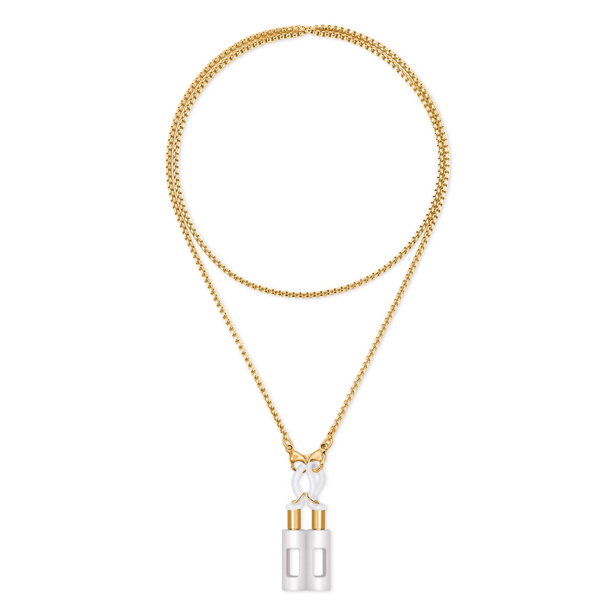 Raueupo noise-free silicone-conductor lanyard keeps listening uninterrupted during daily use.
