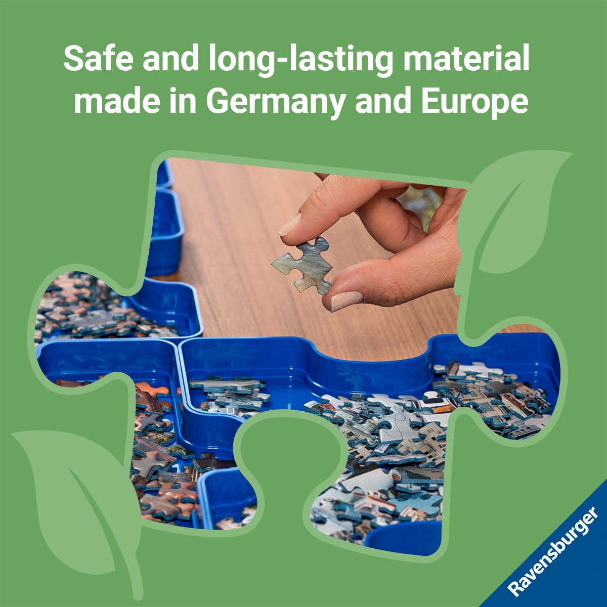 back of Ravensburger packaging listing features and learning benefits