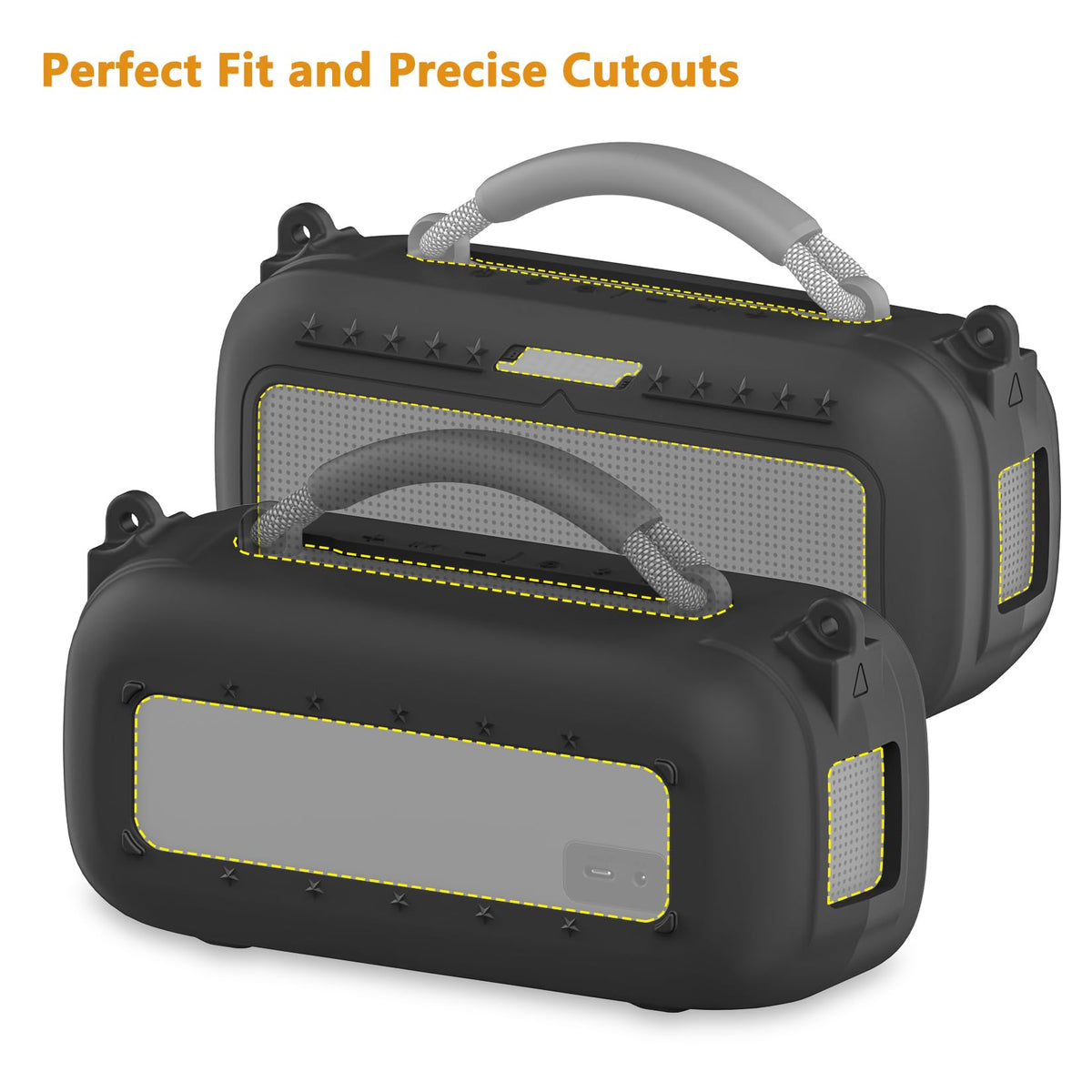 RAWECUD mesh pocket with cables demonstrating neat accessory storage