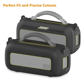 RAWECUD mesh pocket with cables demonstrating neat accessory storage