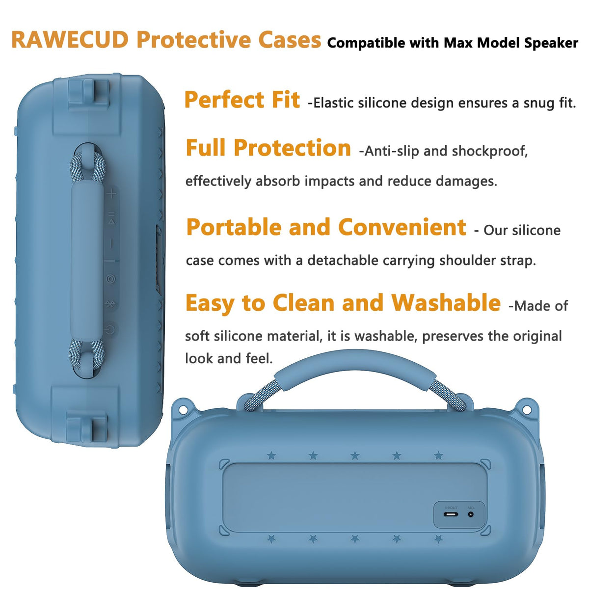 RAWECUD precise cutouts near buttons and ports for uninterrupted operation