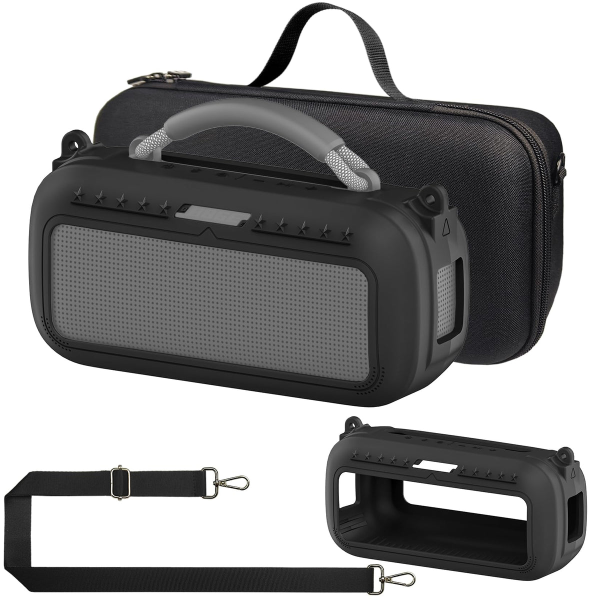 RAWECUD front view of case combo showing sleek protection and portability