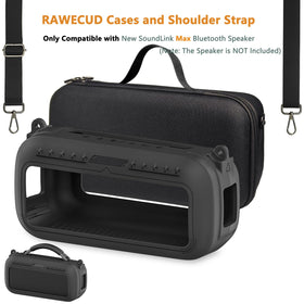 RAWECUD hard case open displaying organized interior and mesh pocket