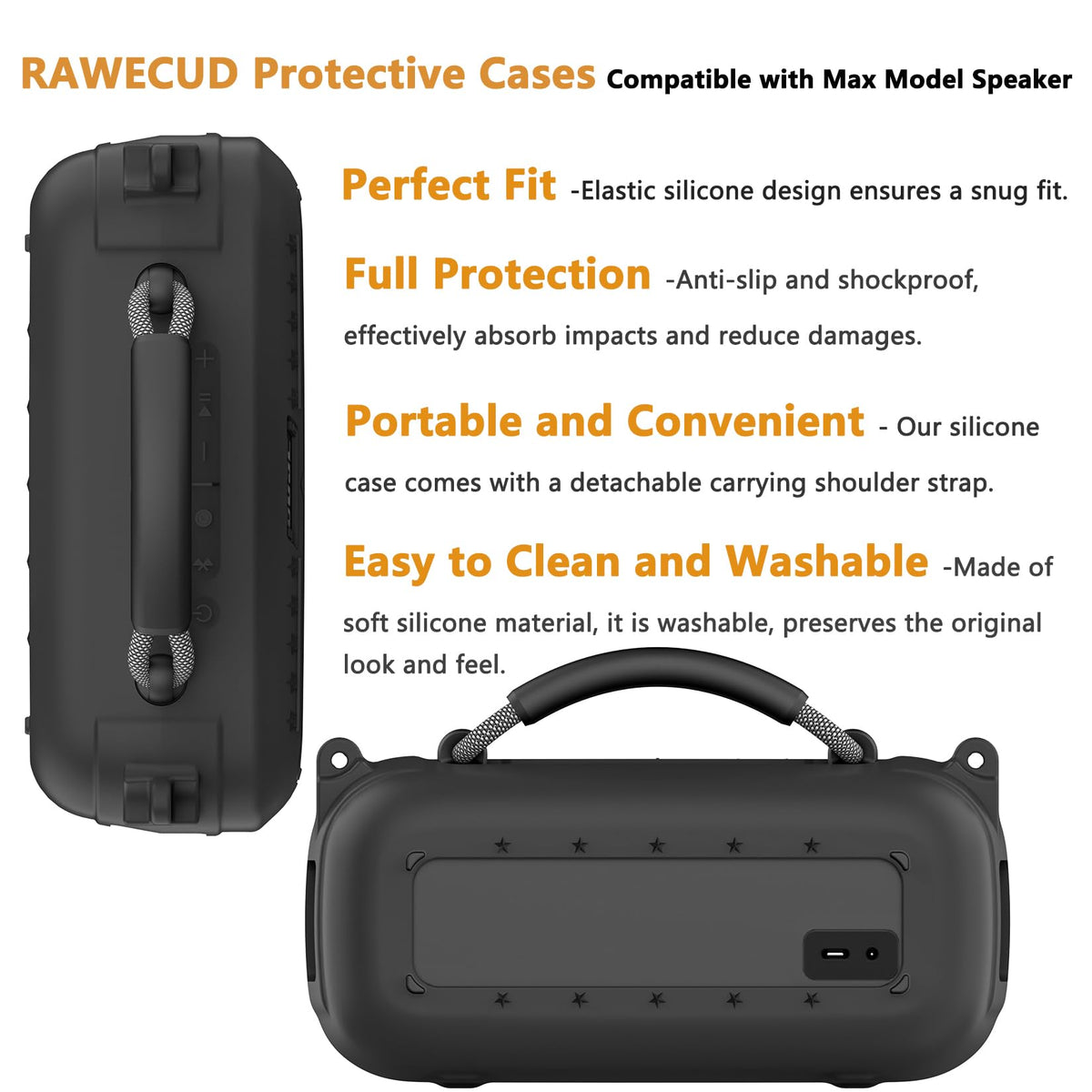 RAWECUD protective combo used outdoors showing rugged travel protection