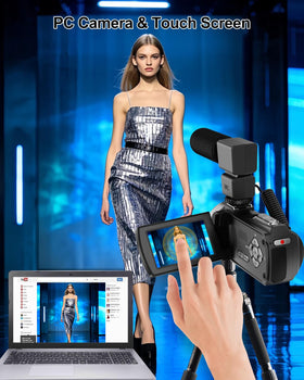 Compact, lightweight body ideal for on-the-go recording.