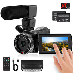Rawiemy 4K camcorder delivering 48MP imagery for vivid travel footage.