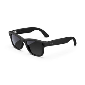 Ray-Ban Meta Gen 1 Wayfarer front view with discreet 12 MP camera.
