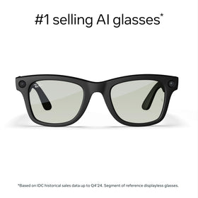Ray-Ban Meta Gen 1 Wayfarer open-ear audio for discreet listening on the go