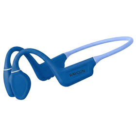Raycon Bluetooth running headphones with IP68 waterproofing for rain and sweat.