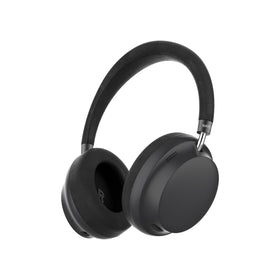 Raycon Essential ANC headphones shown for immersive sound and distraction-free listening