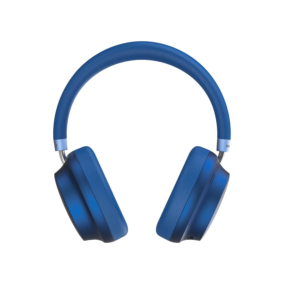 Raycon Essential noise-cancelling blue highlights focused listening in busy environments.