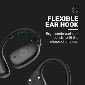 Raycon Essential Open Ear Buds side profile shows slim, featherlight design for all-day wear.