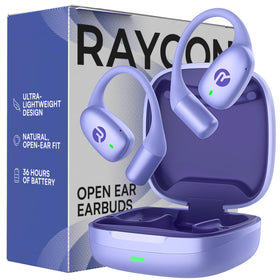 Raycon Essential open-ear design for awareness during workouts and commutes.