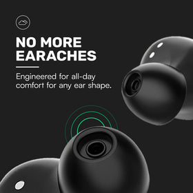 Raycon Everyday Classic 32-hour battery delivers long listening sessions.