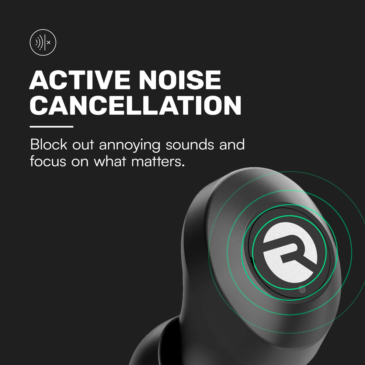 Raycon Everyday Classic earbuds pairing with a phone for seamless Bluetooth connection