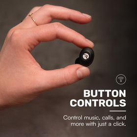 Raycon Everyday Classic IPX4 sweat resistant earbuds during a workout