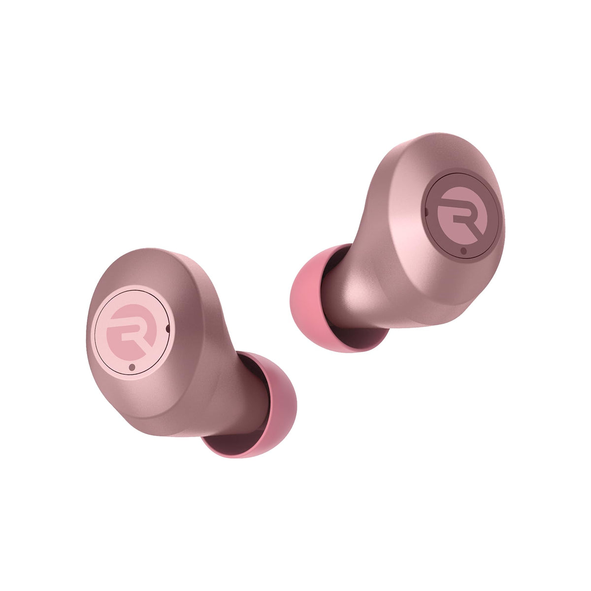 Raycon Everyday Classic rose-gold in-ear design for comfortable all-day wear.