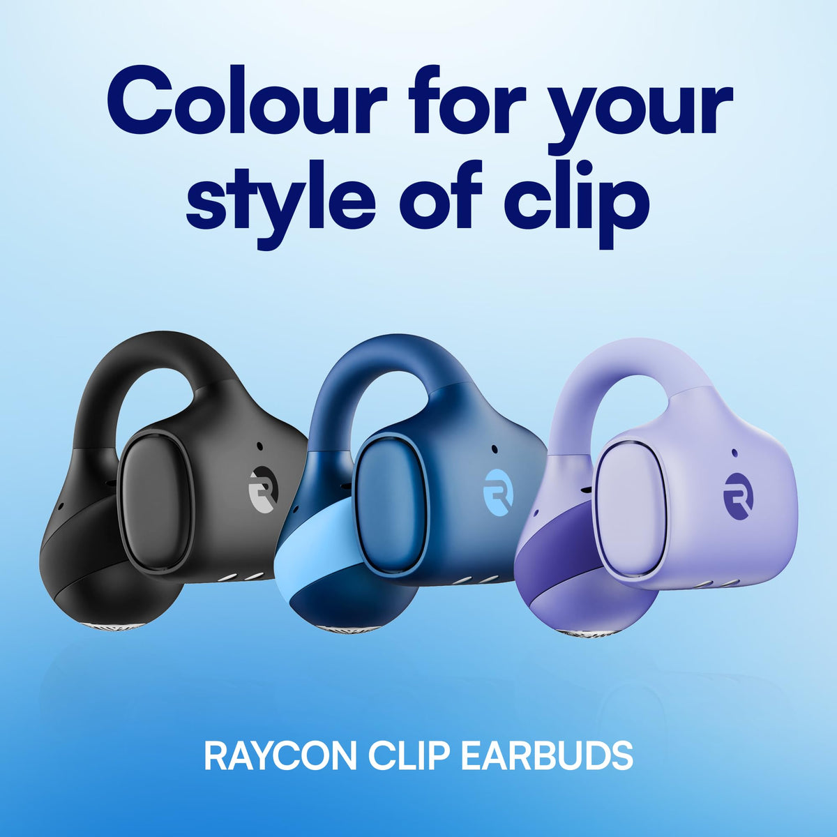 Raycon Everyday Clip Earbuds ideal for commuting and workouts, offering safety and convenience.