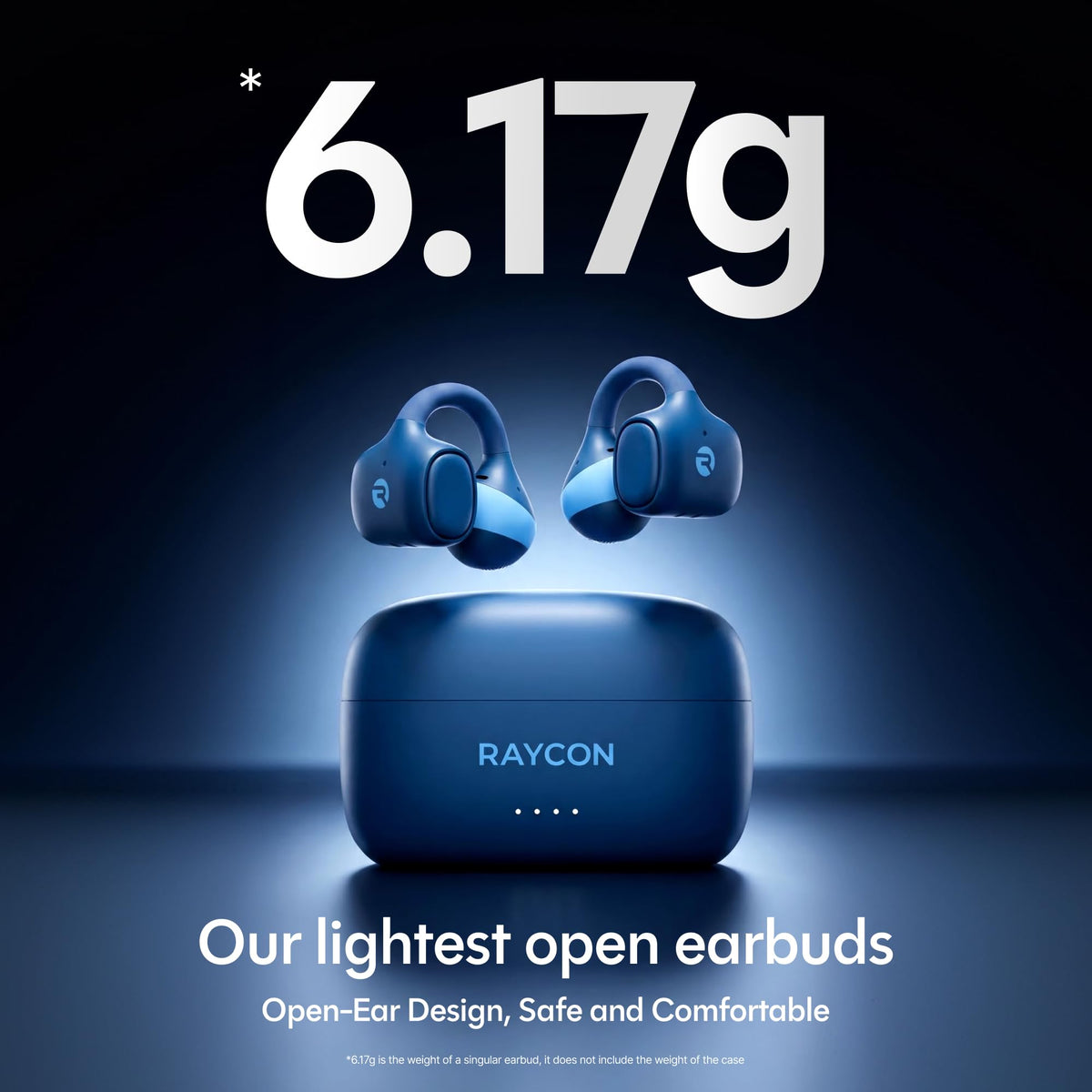 Raycon Everyday Clip Earbuds with IPX5 water resistance for workouts and rainy days