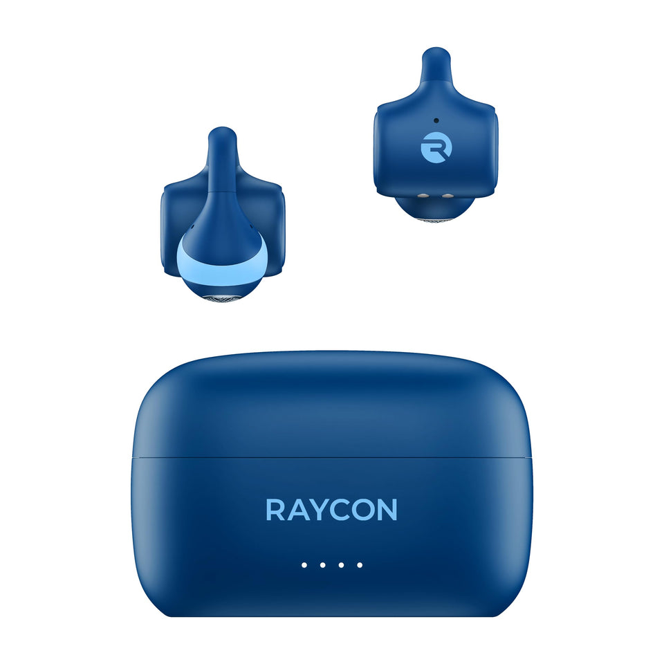 Raycon Everyday Clip Earbuds open-ear design enhances awareness during workouts