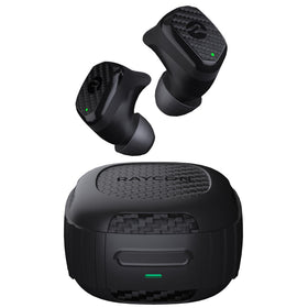 Raycon Impact Earbuds display rugged design for outdoor use and durability