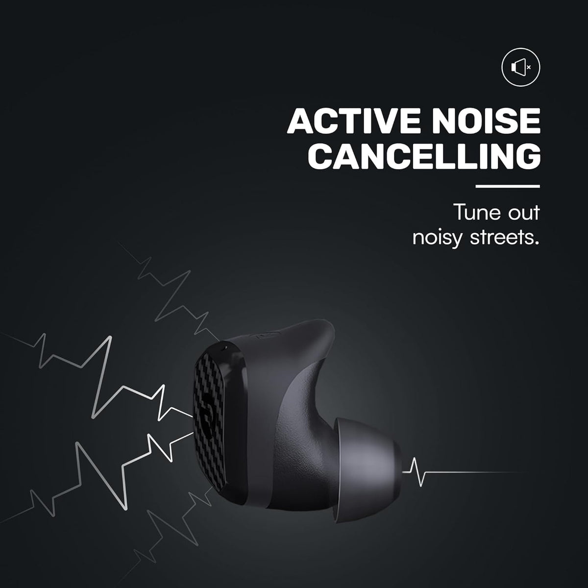 Raycon Impact Earbuds with touch controls for convenient playback